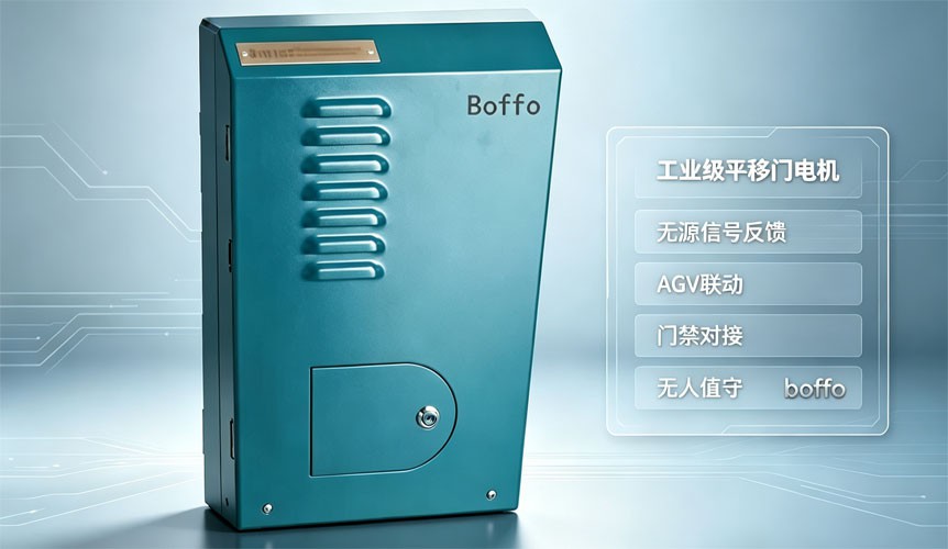工业平移开门机 厂房仓库重型货运平移大门电机 可联动AGV门禁